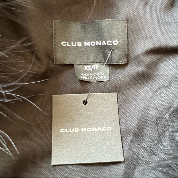 New! Club Monaco violet feather vest 13202 - Picture 9 of 13